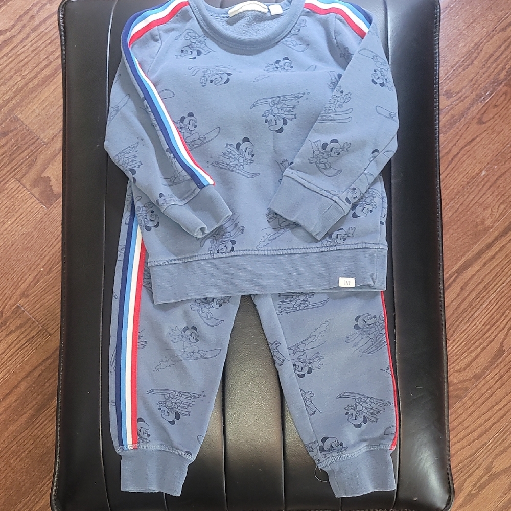 GAP Blue Mickey Mouse Sweatpants & Joggers Set